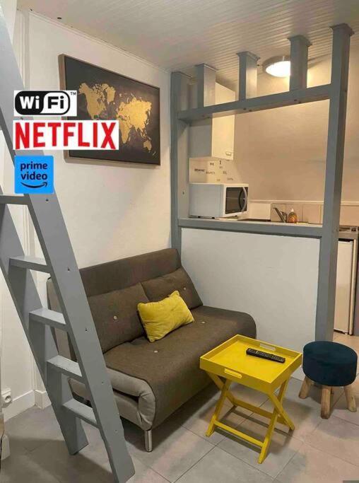 Appartement Cosy Centre Ville 믈룅 외부 사진